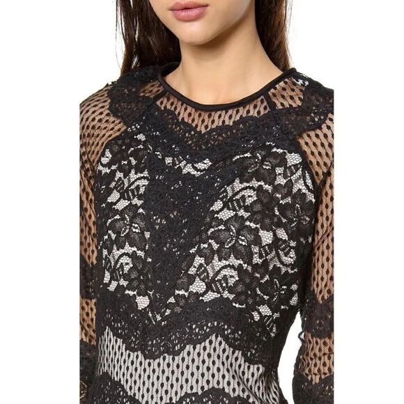 EXCELLENT SEXY Lace long sleeve dress DVF - Picture 3 of 6